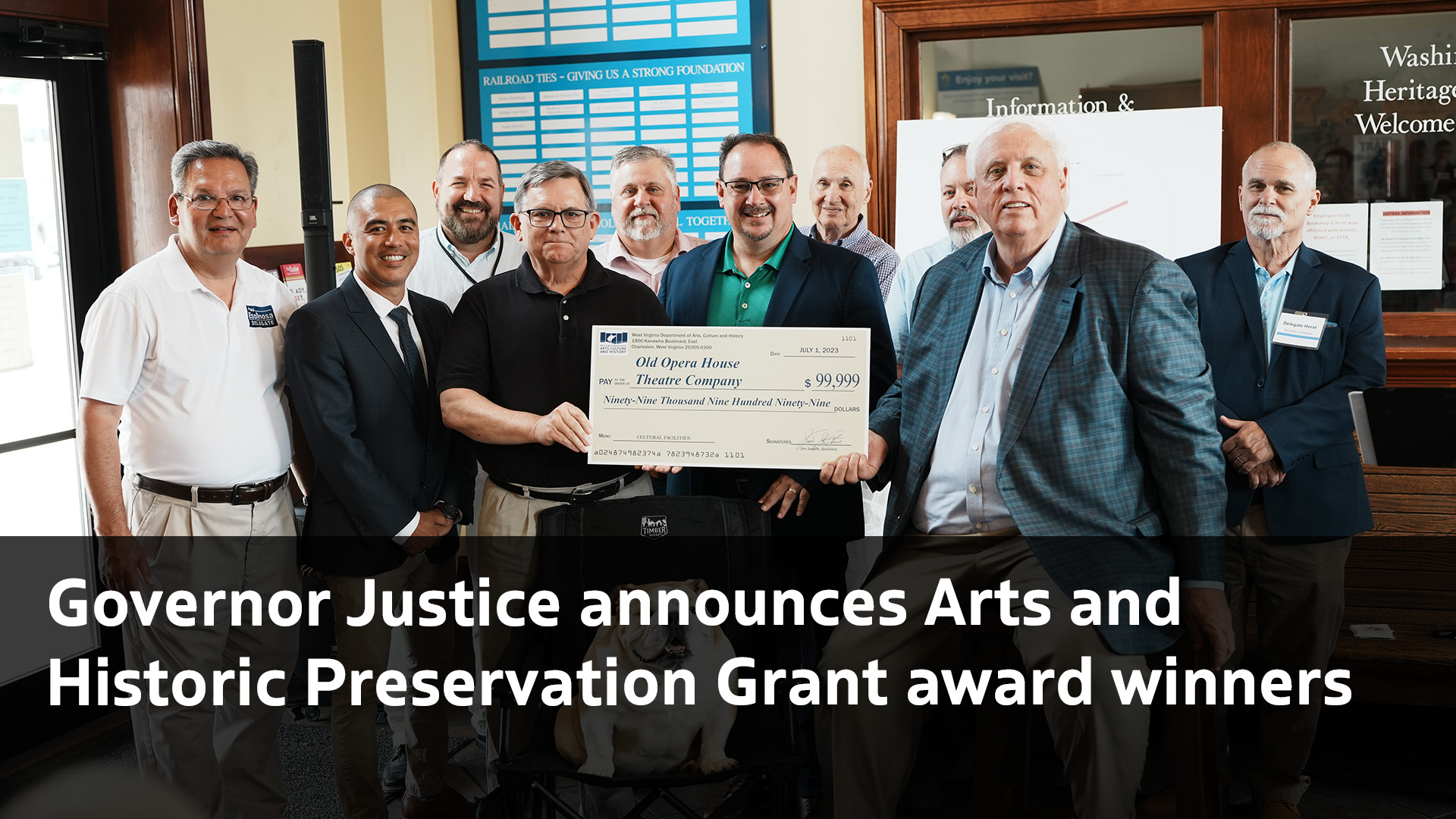 Governor Justice Announces Arts And Historic Preservation Grant Award ...